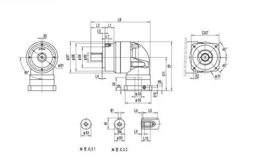 NER090系列精密行星減速器