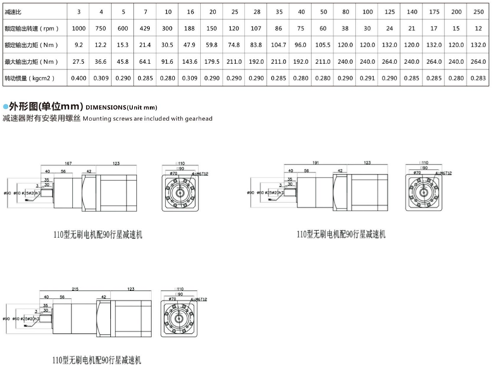 無(wú)刷電機(jī)行星減速器 (2)