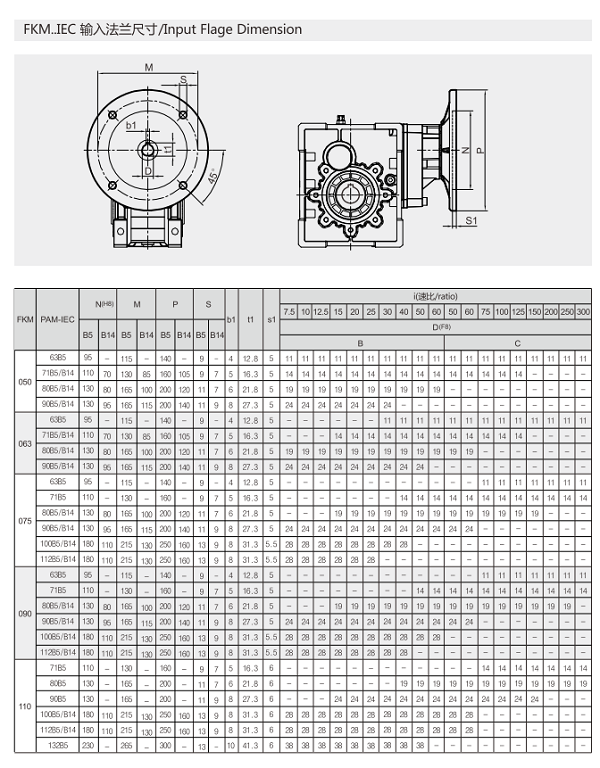 FKM063減速機(jī)圖紙